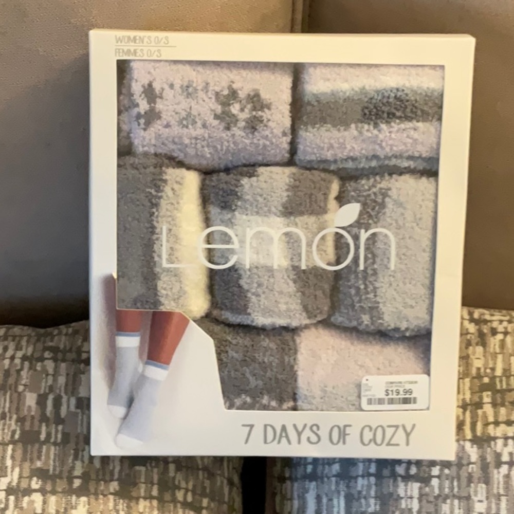 Women’s ' Lemon 7 Days Of Cozy socks